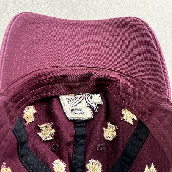 Boston College Hat Cap Strapback Womens Maroon '47 All Over Logo Confetti Eagles - Picture 6 of 8